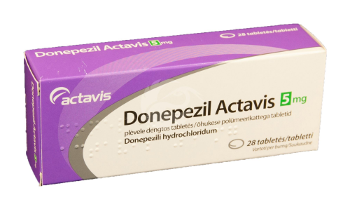 DONEPEZIL ACTAVIS ÕHUKE POLÜMEERKATTEGA TBL 5MG N28