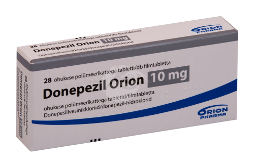 DONEPEZIL ORION ÕHUKE POLÜMEERKATTEGA TBL 10MG N28