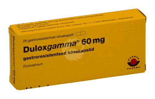 DULOXGAMMA GASTRORESIST KÕVAKAPS 60MG N28