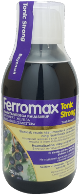 FERROMAX TONIC STRONG RAUASIIRUP 250ML