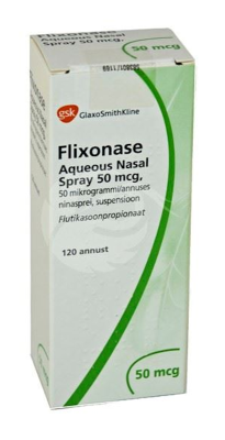 FLIXONASE AQUEOUS NASAL SPRAY 50 MCG NINASPREI SUSPENSIOON 50MCG 1ANNUST 120ANNUST N1
