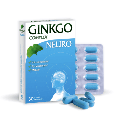 GINKGO COMPLEX NEURO TBL N30