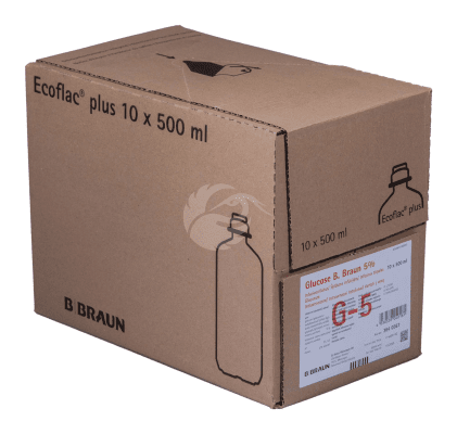 GLUCOSE B. BRAUN 5% INFUSIOONI LAHUS 5% 500ML N10