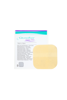 GRANUFLEX EXTRATHIN HÜDROKOLL. PLAASTER 10X10CM STERIILNE N5
