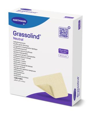 GRASSOLIND NEUTRAL SALVSIDE 10X10CM STERIILNE N50