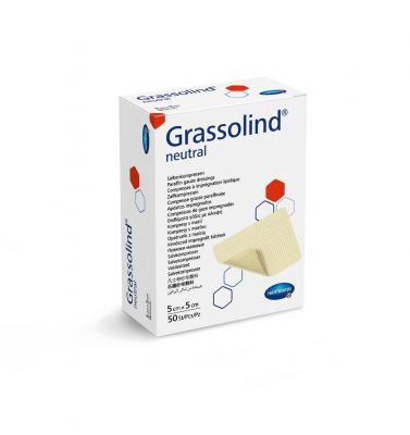 GRASSOLIND NEUTRAL SALVSIDE 5X5CM STERIILNE N50