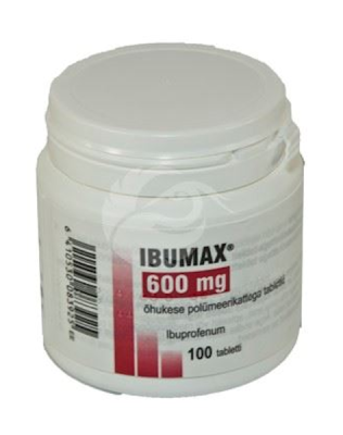 IBUMAX ÕHUKE POLÜMEERKATTEGA TBL 600MG N100