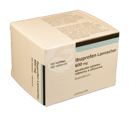 IBUPROFEN LANNACHER ÕHUKE POLÜMEERKATTEGA TBL 600MG N100