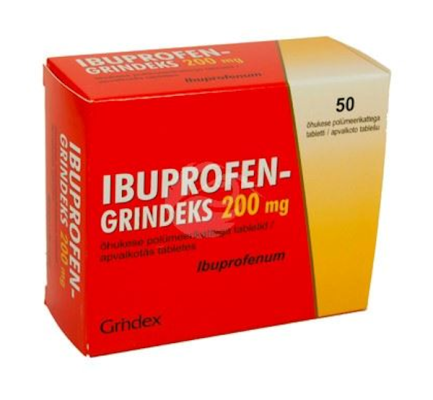 IBUPROFEN-GRINDEKS ÕHUKE POLÜMEERKATTEGA TBL 200MG N50