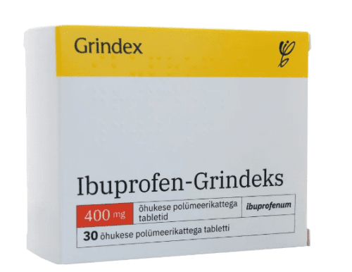 IBUPROFEN-GRINDEKS ÕHUKE POLÜMEERKATTEGA TBL 400MG N30