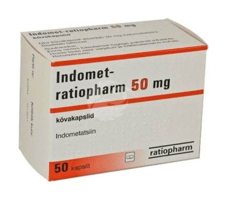 INDOMET- RATIOPHARM 50MG KÕVAKAPSEL 50MG N50