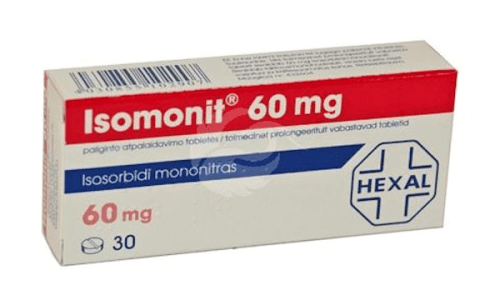 ISOMONIT 60 MG TOIMEAINET PROLONGEERITULT VABASTAV TBL 60MG N30