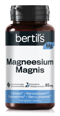 BERTILS MAGNEESIUM MAGNIS 85MG TBL N200