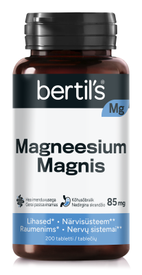 BERTILS MAGNEESIUM MAGNIS TBL 85MG N200