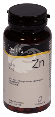 BERTILS KELASIN ZN TBL 15MG N200