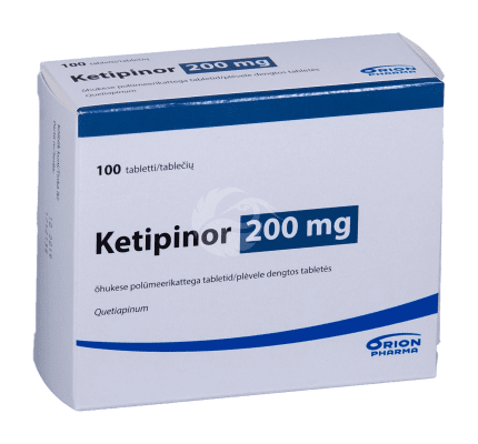 KETIPINOR ÕHUKE POLÜMEERKATTEGA TBL 200MG N100