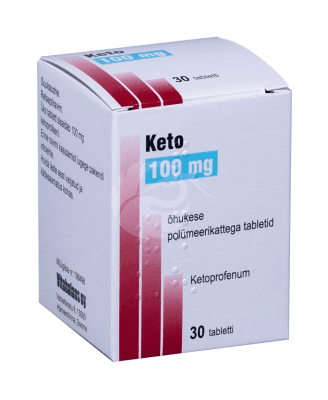KETO ÕHUKE POLÜMEERKATTEGA TBL 100MG N30