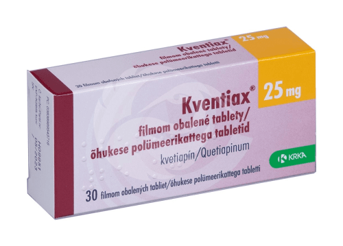 KVENTIAX ÕHUKE POLÜMEERKATTEGA TBL 25MG N30