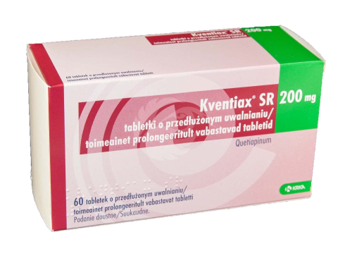 KVENTIAX SR TOIMEAINET PROLONGEERITULT VABASTAV TBL 200MG N60