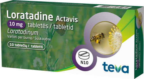 LORATADINE ACTAVIS TBL 10MG N10