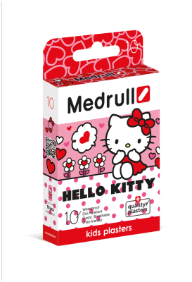MEDRULL HELLO KITTY PLAASTER 25X57MM LASTELE VEEKINDEL N10