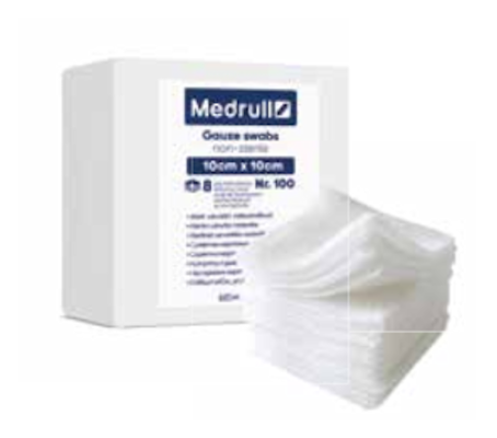 MEDRULL MARLI SALVRÄTID 10X10CM 8-KIHTI MITTESTER N100