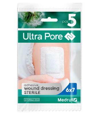 MEDRULL ULTRA PORE PLAASTER 6X7CM ISEKLEEPUV STER N5