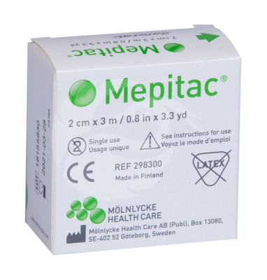 MEPITAC RULLPLAASTER 2CMX3M SILIKOONIST