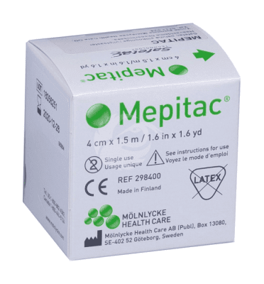 MEPITAC RULLPLAASTER 4CMX1,5M SILIKOONIST
