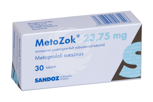 METOZOK TOIMEAINET PROLONGEERITULT VABASTAV TBL 25MG N30