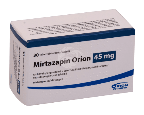 MIRTAZAPIN ORION SUUS DISPERGEERUV TBL 45MG N30