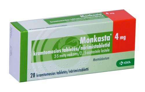 MONKASTA NÄRIMISTABLETT 4MG N28