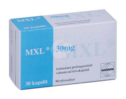 MXL 30 MG TOIMEAINET PROLONGEERITULT VABASTAV KÕVAKAPSEL 30MG N30