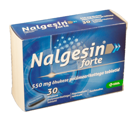 NALGESIN FORTE ÕHUKE POLÜMEERKATTEGA TBL 550MG N30