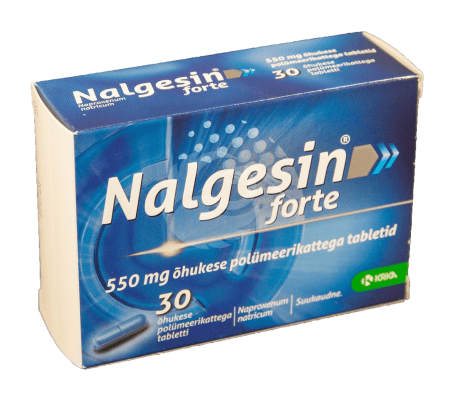 NALGESIN FORTE ÕHUKE POLÜMEERKATTEGA TBL 550MG N30