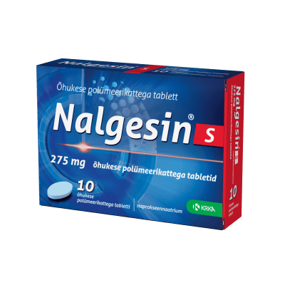 NALGESIN S ÕHUKESE POLÜMEERIKATTEGA TBL 275MG N10
