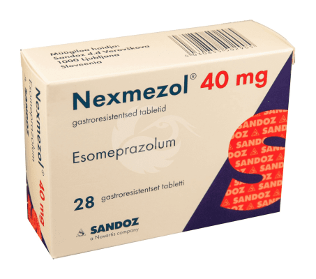 NEXMEZOL 40 MG GASTRORESIST TBL 40MG N28