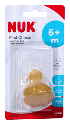 NUK FC+ PÜREELUTT L 6+KUUD LATEKS N1