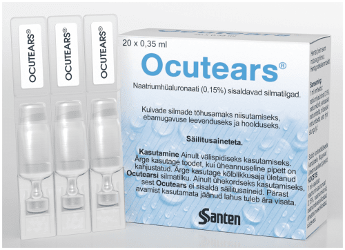 OCUTEARS SILMATILGAD 0,15% NIISUTAVAD 0,35ML N20