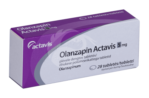OLANZAPIN ACTAVIS ÕHUKE POLÜMEERKATTEGA TBL 5MG N28