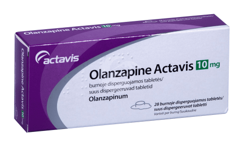 OLANZAPINE ACTAVIS SUUS DISPERGEERUV TBL 10MG N28
