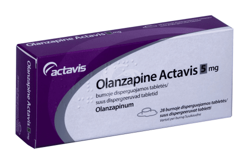 OLANZAPINE ACTAVIS SUUS DISPERGEERUV TBL 5MG N28