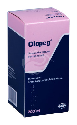 OLOPEG SUUKAUDNE LAHUSE KONTSENTRAAT 525MG+19.5MG+16.5MG+7.3MG+1.9MG 1ML 200ML N1