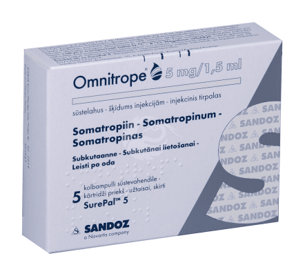 OMNITROPE SÜSTELAHUS 3.3MG 1ML 1.5ML N5