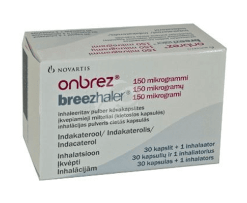ONBREZ BREEZHALER INHALATSIOONI PULBER KÕVAKAPSEL 150MCG N30, INHALAATOR