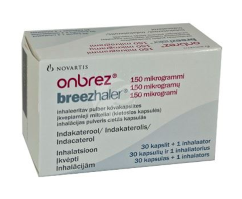 ONBREZ BREEZHALER INHALATSIOONI PULBER KÕVAKAPSEL 150MCG N30, INHALAATOR