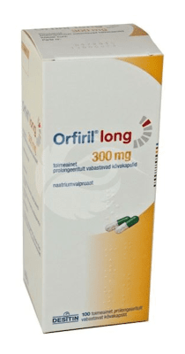 ORFIRIL LONG 300 MG TOIMEAINET PROLONGEERITULT VABASTAV KÕVAKAPSEL 300MG N100