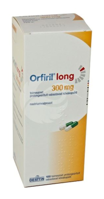 ORFIRIL LONG 300 MG TOIMEAINET PROLONGEERITULT VABASTAV KÕVAKAPSEL 300MG N100