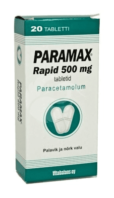 PARAMAX RAPID TBL 500MG N20