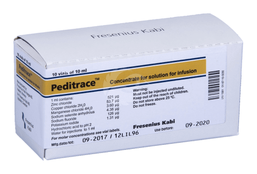 PEDITRACE INFUSIOONI KONTSENTRAAT 10ML N10